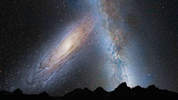 Via Láctea e Andrômeda