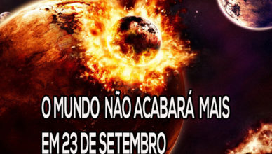 O Mundo não acabará mais em 23 de setembro