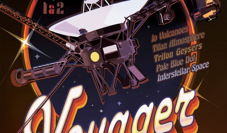 Nasa lança pôsteres em homenagem aos 40 anos das sondas Voyager - Baixe grátis