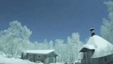 Explosão de Meteoro transforma noite em dia na Finlândia