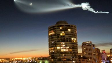 Luz estranha foi vista no céu da Califórnia nesta sexta-feira