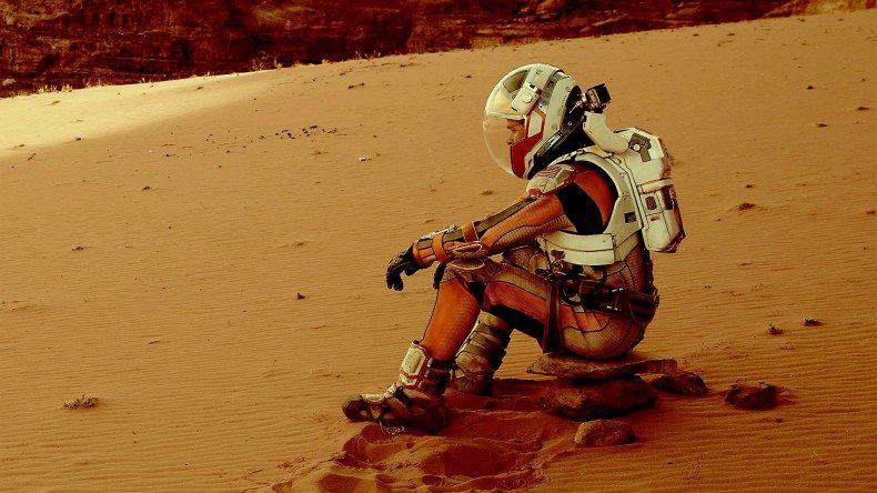 Cena do filme Perdido em Marte
