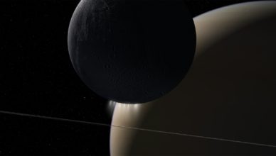 Sons estranhos são capturados entre Saturno e sua lua; escute