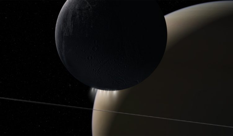 Sons estranhos são capturados entre Saturno e sua lua; escute