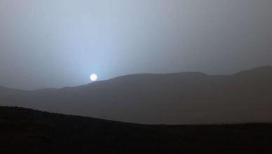 Por que o pôr do sol em Marte é azul?