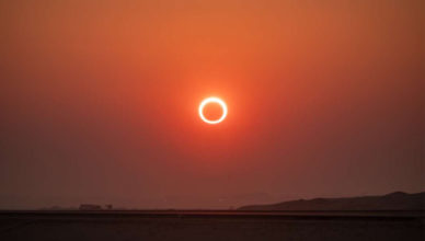 Um eclipse solar