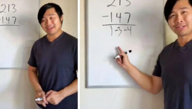 Professor de matemática mostra uma maneira mais fácil de somar e subtrair números grandes
